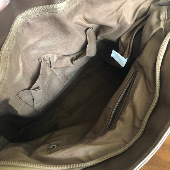 Metallic Bronze or Brown Shoulder Bag - Picture 4 of 8